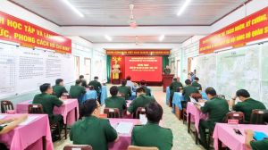 Tổ chức diễn tập chỉ huy cơ quan 1 bên, 1 cấp.