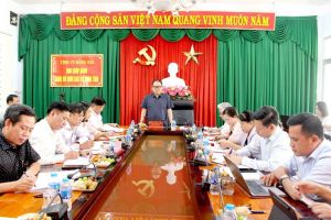 Ban Chỉ đạo 07 của tỉnh khảo sát tại Đảng ủy Khối các cơ quan tỉnh