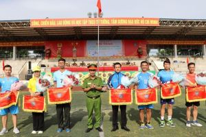 7 đoàn vận động viên tham gia Hội thao chào mừng 50 năm Ngày Truyền thống lực lượng Cảnh sát cơ động