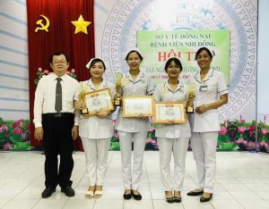 Hội thi Tay nghề điều dưỡng Bệnh viện Nhi đồng Đồng Nai