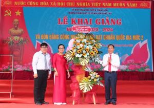 Trường THCS Nguyễn Công Trứ khai giảng năm học mới 2023-2024