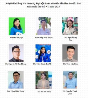 9 cá nhân được chọn tham gia Đại hội thanh niên tiến tiến làm theo lời Bác toàn quốc