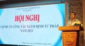 Tập huấn công tác giám định tư pháp