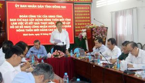 Định Quán cần quyết tâm hơn nữa để hoàn thành các chỉ tiêu huyện nông thôn mới nâng cao