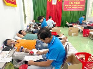 Long Khánh tổ chức tiếp nhận hiến máu tình nguyện đợt 7 năm 2023