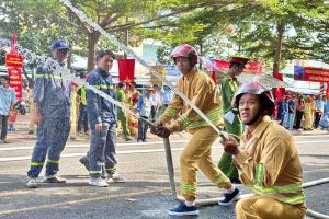 Kiểm tra nghiệp vụ chữa cháy ở huyện Long Thành