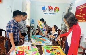 187 bài dự thi vẽ tranh cổ động chào mừng 20 năm thành lập H.Trảng Bom