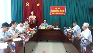 Đại biểu HĐND tỉnh tiếp công dân tại xã Phước Thiền