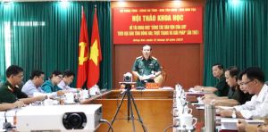 Đưa đề tài dân vận của lực lượng vũ trang tỉnh vào thực tiễn