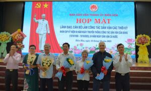 Biên Hòa: Họp mặt lãnh đạo, cán bộ làm công tác Dân vận qua các thời kỳ