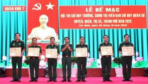 4/8 cá nhân Đồng Nai đoạt giải Nhì cấp Quân khu