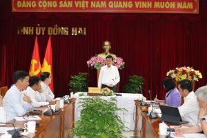 Bí thư Tỉnh ủy làm việc với Hiệp hội Gỗ và lâm sản Việt Nam