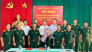 Công bố quyết định Bí thư Đảng ủy Quân sự TP.Biên Hòa