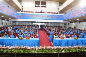 Đại hội Công đoàn Đồng Nai lần thứ XI khai mạc phiên thứ nhất.