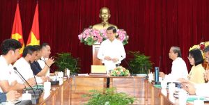 Secretary of the Provincial Party Committee welcomes TWG