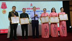 Ông Mai Văn Nhỏ được bầu giữ chức Chủ tịch Hội Nạn nhân chất độc da cam/dioxin tỉnh nhiệm kỳ 2023-2028