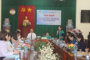 Tọa đàm vai trò của nữ luật sư trong bảo vệ công lý, công bằng xã hội