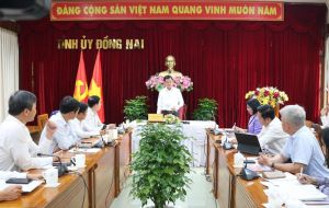 Secretary of the Provincial Party Committee has a meeting with Vietnam Timber and Forest Products Association’s working group