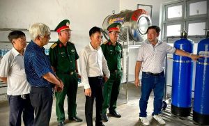 Bàn giao công trình nước uống trị giá 150 triệu đồng
