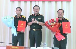 Bàn giao chức vụ Chính ủy Trường bắn Quốc gia Khu vực 3