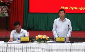 Lãnh đạo huyện Nhơn Trạch ghi nhận 25 ý kiến tại buổi đối thoại với người dân