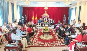 Bí thư Tỉnh ủy tiếp Đoàn công tác của Chính quyền Khu vực Montgomery, bang Maryland, Hoa Kỳ