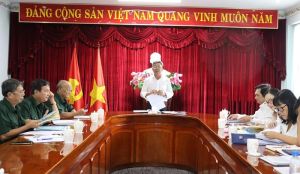 Phó Bí thư thường trực Tỉnh ủy  làm việc với Đảng đoàn Hội Cựu chiến binh