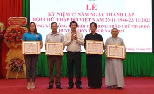 Hội Chữ Thập đỏ H.Nhơn Trạch tổng kết và tri ân tình nguyện viên đăng ký hiến mô, tạng cho y học