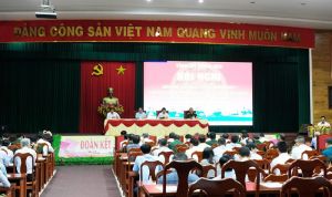 Phấn đấu 100% doanh nghiệp có tổ chức Đảng xây dựng được đơn vị Tự vệ