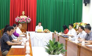 Provincial Party Secretary welcomes the working group from Tan Mai Group Joint Stock Company