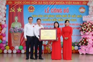 Huyện Long thành có 3 khu dân cư đạt chuẩn kiểu mẫu