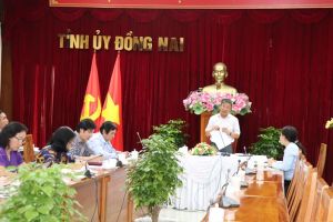 Thường trực Tỉnh ủy làm việc với Đảng đoàn Hội Văn học nghệ thuật tỉnh