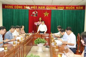 Rà soát công tác tổ chức Tuần lễ Văn hoá - Du lịch - Ẩm thực