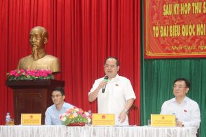 Mong muốn cử tri đóng góp nhiều ý kiến vào sự phát triển của địa phương, đất nước