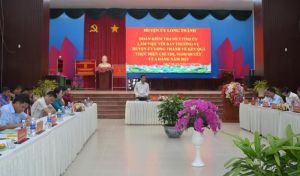 Kiểm tra việc thực hiện nghị quyết, chỉ thị của Đảng năm 2023 tại Huyện ủy Long Thành