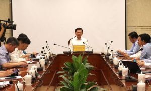 Lãnh đạo tỉnh tiếp và làm việc với công ty VSIP