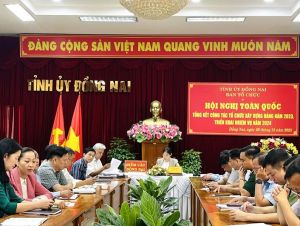 Tham mưu thành lập các tiểu ban chuẩn bị Đại hội XIV của Đảng.