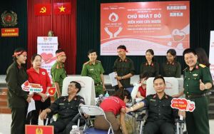 Chủ nhật đỏ hiến trên 1000 đơn vị máu cứu người