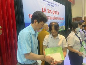 Khối Thi đua số 1 ra quân làm công tác dân vận tại Vĩnh Cửu