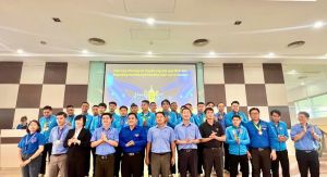 Ghi nhận, biểu dương đội bóng đá thanh niên công nhân Công ty TNHH Changshin Việt Nam
