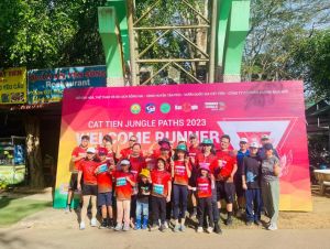 Giải chạy Cat Tien Jungle Paths 2023 thu hút hơn 800 vận động viên tham gia