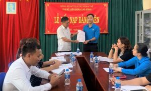 Trên 1,1 ngàn đoàn viên Công đoàn được kết nạp vào đảng