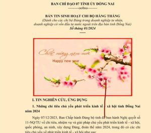 Dừng phát hành bằng giấy đối với Bản tin sinh hoạt chi bộ hàng tháng dành cho các chi bộ Đảng trong doanh nghiệp ngoài khu vực nhà nước