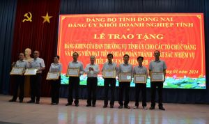 Đảng ủy Khối doanh nghiệp tỉnh đã tổ chức hội nghị tổng kết công tác xây dựng Đảng năm 2023