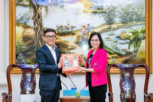 Phó Chủ tịch UBND tỉnh Nguyễn Thị Hoàng tiếp đại diện tỉnh Gyeongnam tại TP.HCM