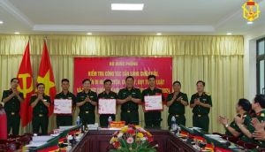 Thượng tướng Huỳnh Chiến Thắng chúc Tết Lữ đoàn 87