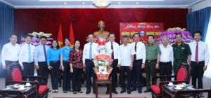 Đoàn lãnh đạo Thành ủy - HĐND - UBND - Ủy ban MTTQ Việt Nam TP.HCM thăm, chúc tết tại tỉnh Đồng Nai