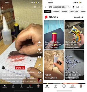 Tai nạn từ việc đốt pháo, chế tạo pháo