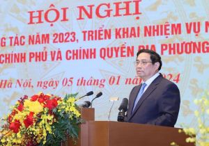 Chính phủ tổ chức Hội nghị trực tuyến toàn quốc tổng kết công tác năm 2023