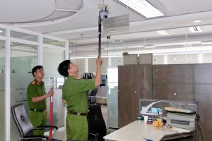 Kiểm tra an toàn phòng cháy tại các trung tâm thương mại, nhà cao tầng ở Biên Hòa